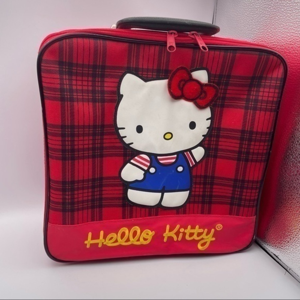 Sanrio Hello Kitty suitcase Vintage 90s kids luggage‎ 1997 Rare